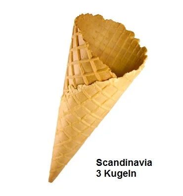 Scandinavia-Cornet-Waffeln