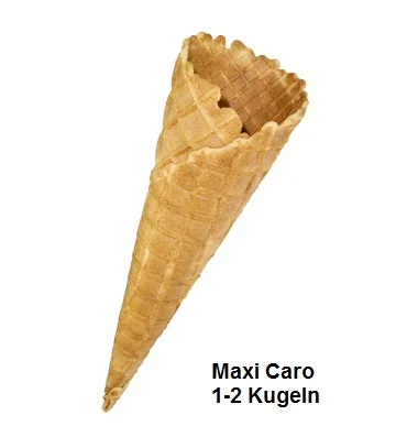 Maxi-Caro-Cornet-Waffeln