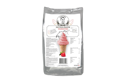 Softeispulver-Erdbeere