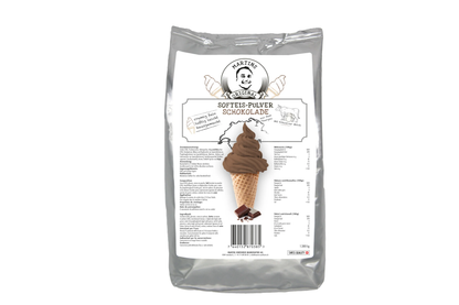 Softeispulver-Schokolade